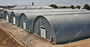 Производство.продажа и установка бескаркасных ангаров