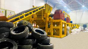 Измельчитель для изношенных шин Global Recycler 3000
