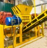 .Шредер для переработки резины Global Recycler 1000.
